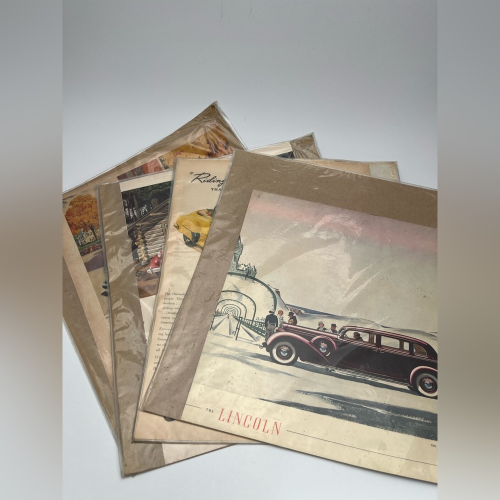 Vintage, Car/Truck Magazine ad’s for 1930’s 1940’s